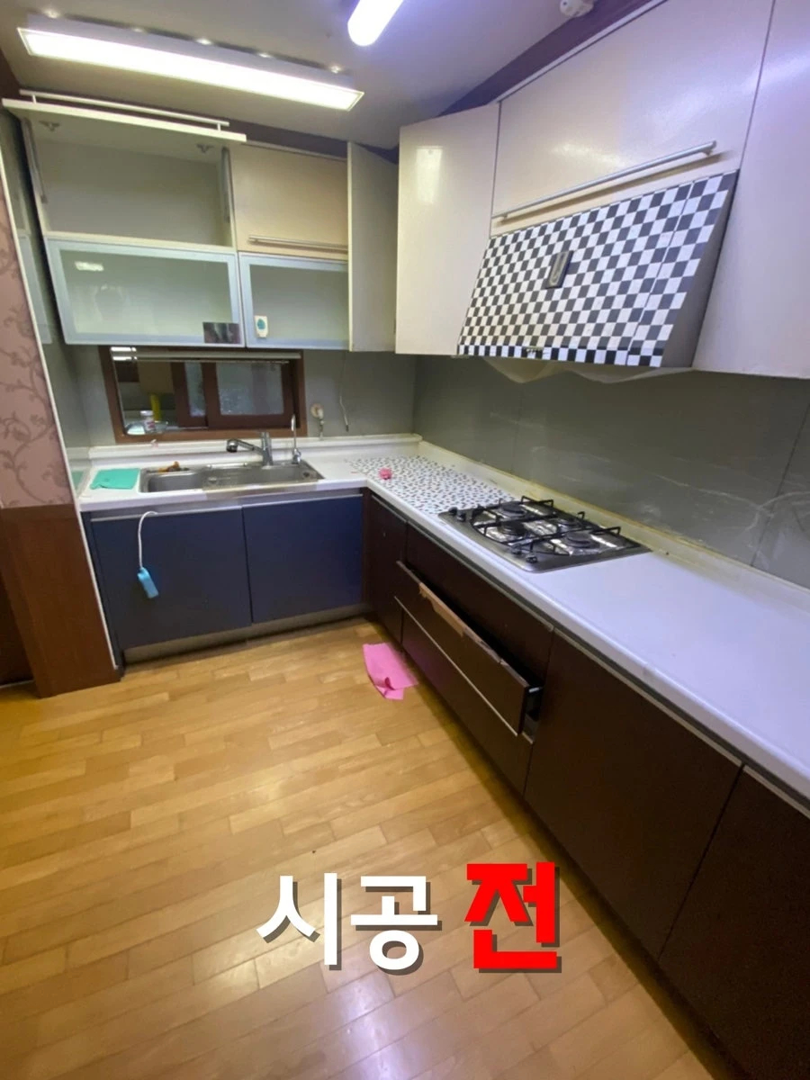 싱크대 도어 교체 시공 전 1